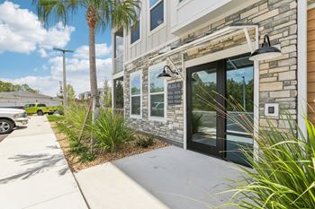 Front of the building